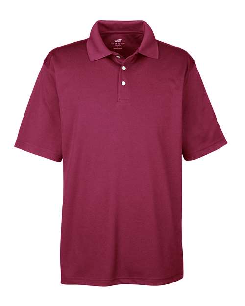 Men's Cool & Dry Stain-Release Performance Polo - Front - B914E1531 - Maroon