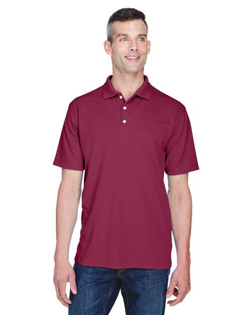 Men's Cool & Dry Stain-Release Performance Polo - OnModelFront - B914E1531 - Maroon