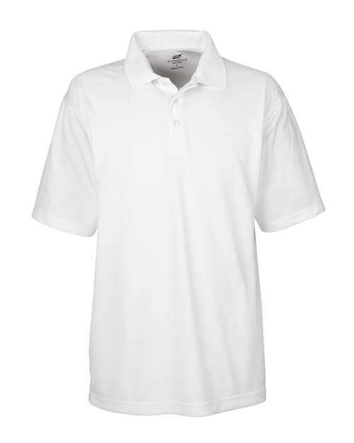 Men's Cool & Dry Stain-Release Performance Polo - Front - B914E1003 - White