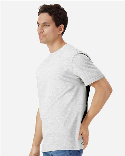 Unisex Light Cotton T-Shirt - OnModelSide - B02860022 - Ash