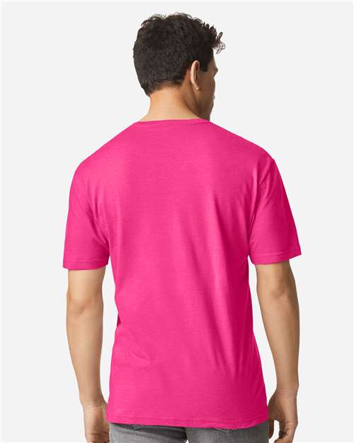 Unisex Light Cotton T-Shirt - OnModelBack - B02860282 - Heliconia