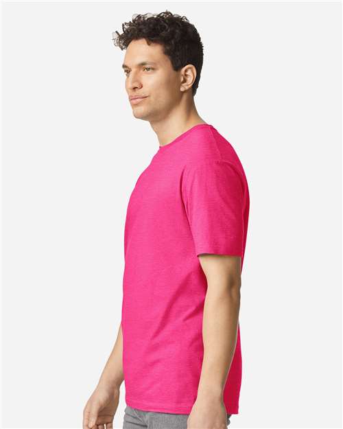 Unisex Light Cotton T-Shirt - OnModelSide - B02860282 - Heliconia