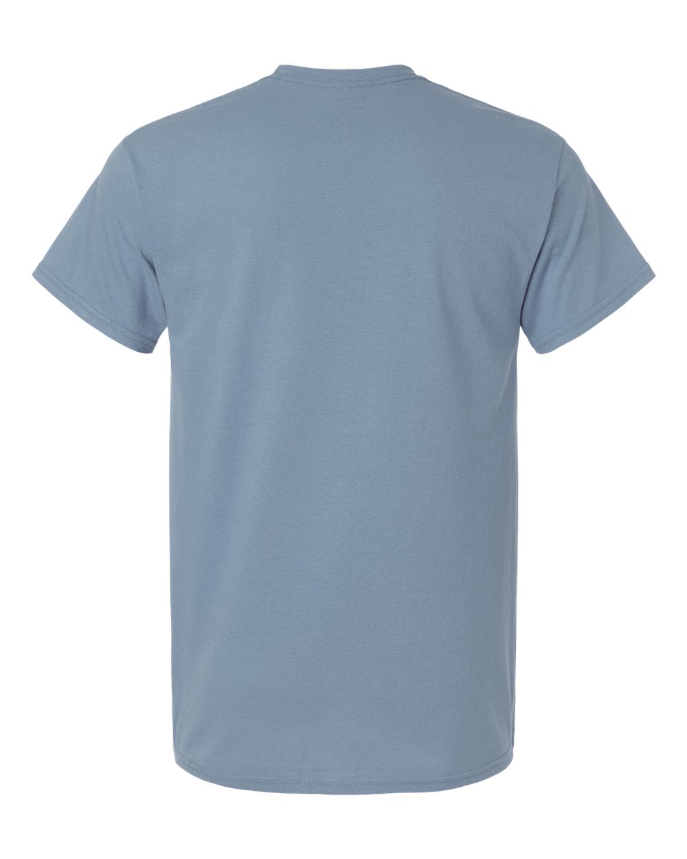 Light Cotton T-Shirt - Back - B02860392 - Stone Blue