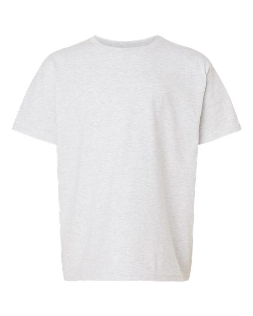 Youth Light Cotton T-Shirt - Front - B04660022 - Ash