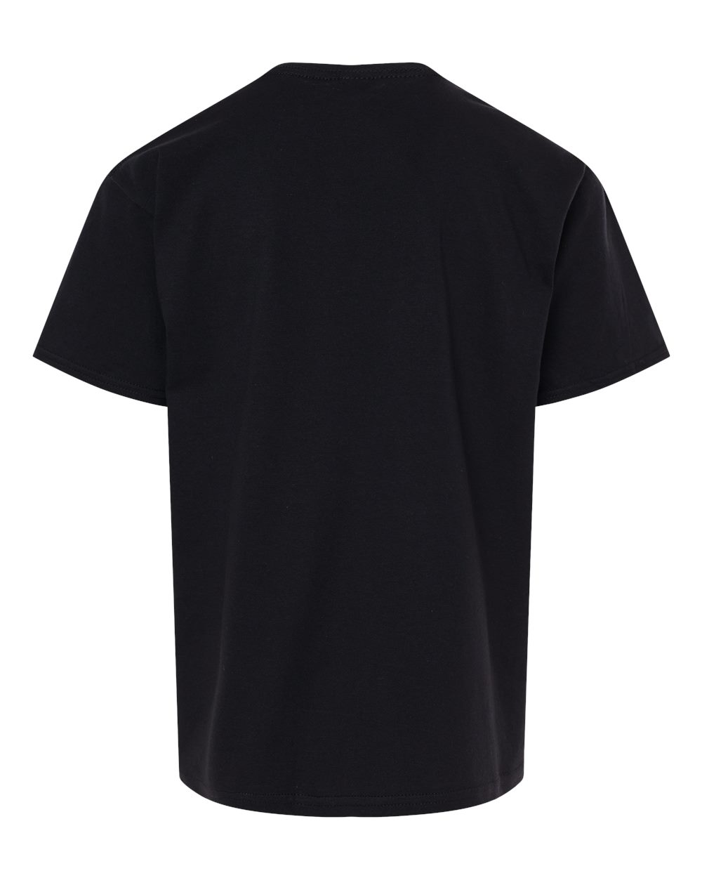 Youth Light Cotton T-Shirt - Back - B04660502 - Black