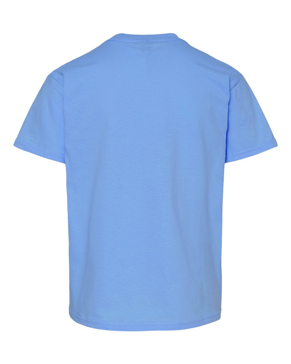 Youth Light Cotton T-Shirt - Back - B04660252 - Carolina Blue