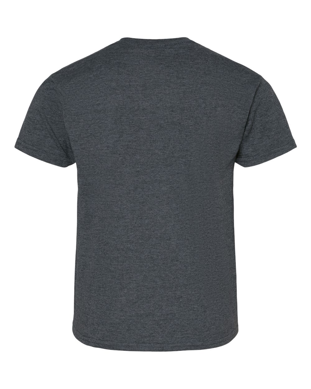 Youth Light Cotton T-Shirt - Back - B04660102 - Dark Heather