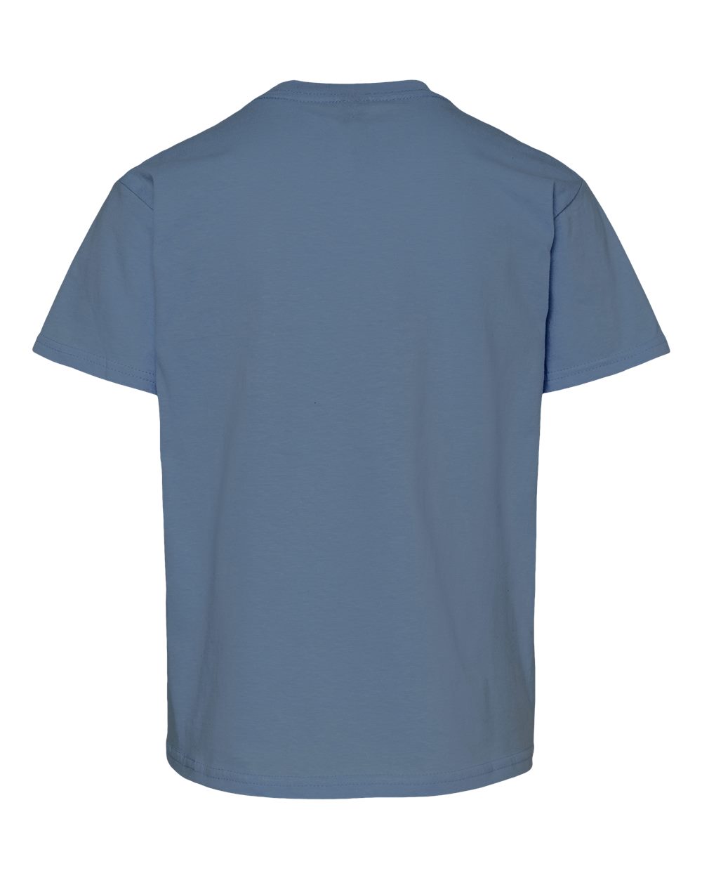 Youth Light Cotton T-Shirt - Back - B04660182 - Indigo Blue