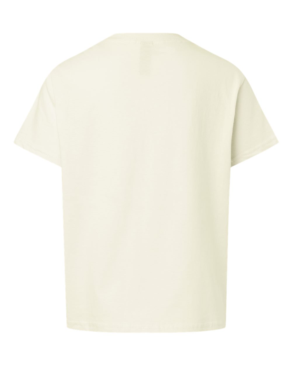 Youth Light Cotton T-Shirt - Back - B04660012 - Off White