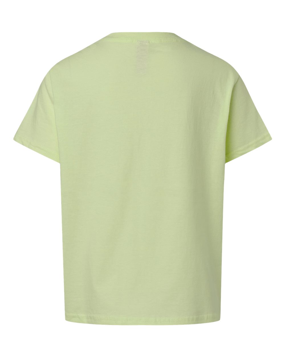 Youth Light Cotton T-Shirt - Back - B04660272 - Pistachio