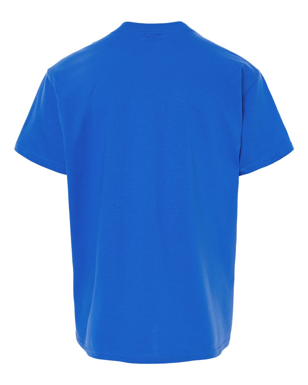 Youth Light Cotton T-Shirt - Back - B04660312 - Royal