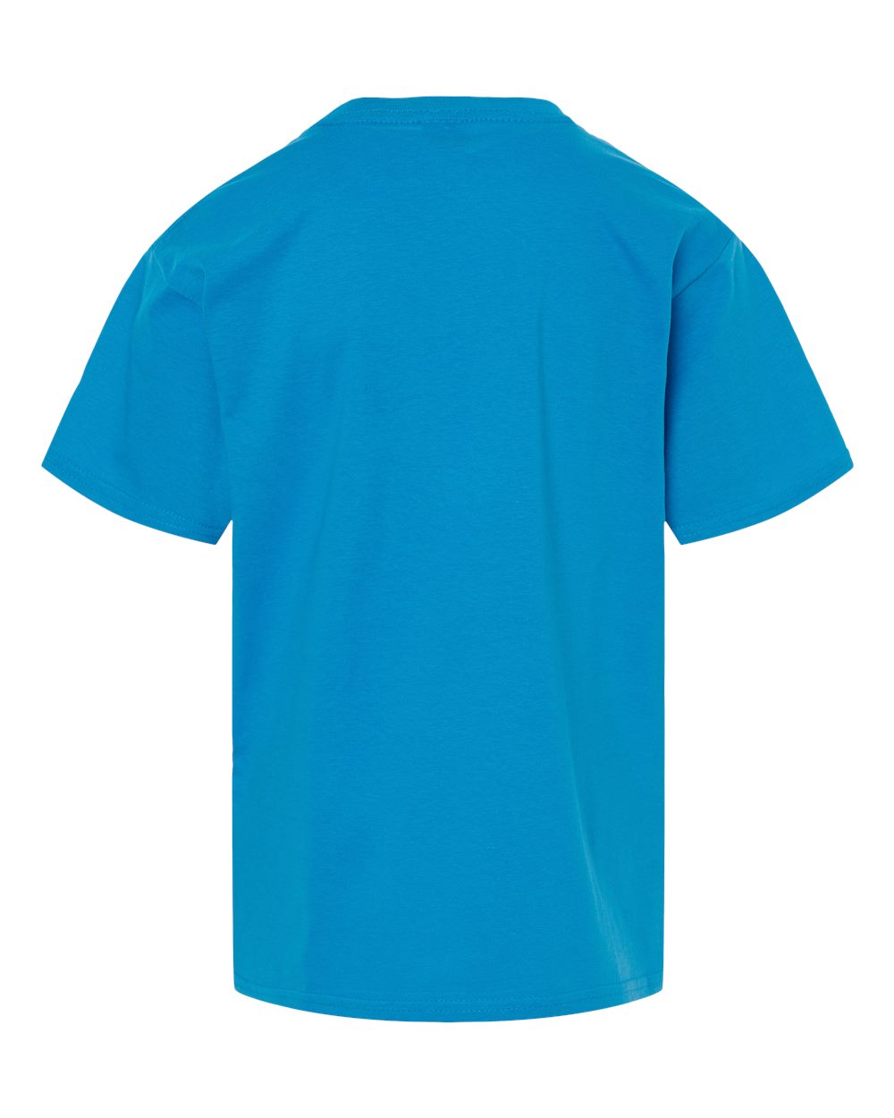 Youth Light Cotton T-Shirt - Back - B04660372 - Sapphire