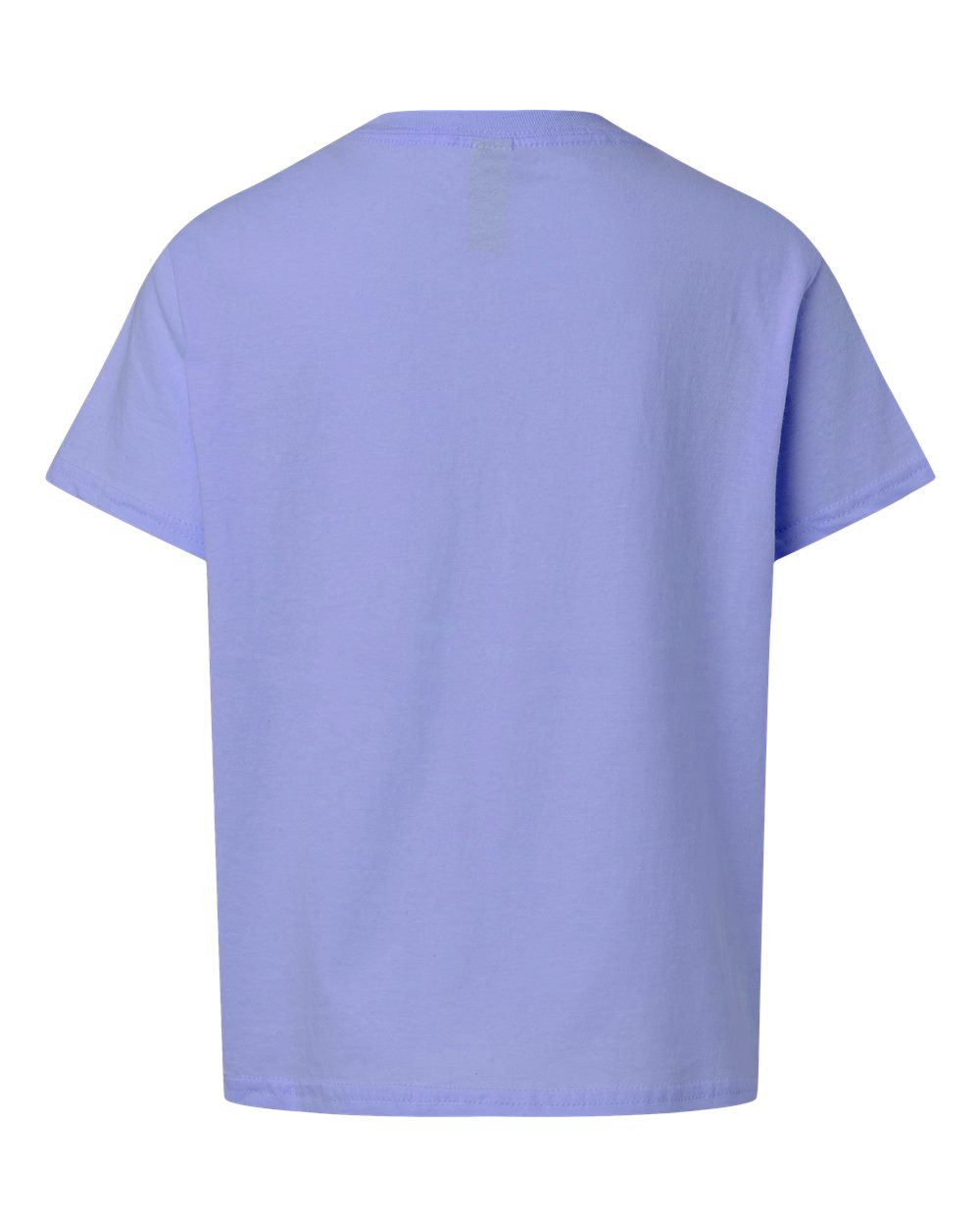 Youth Light Cotton T-Shirt - Back - B04660412 - Violet