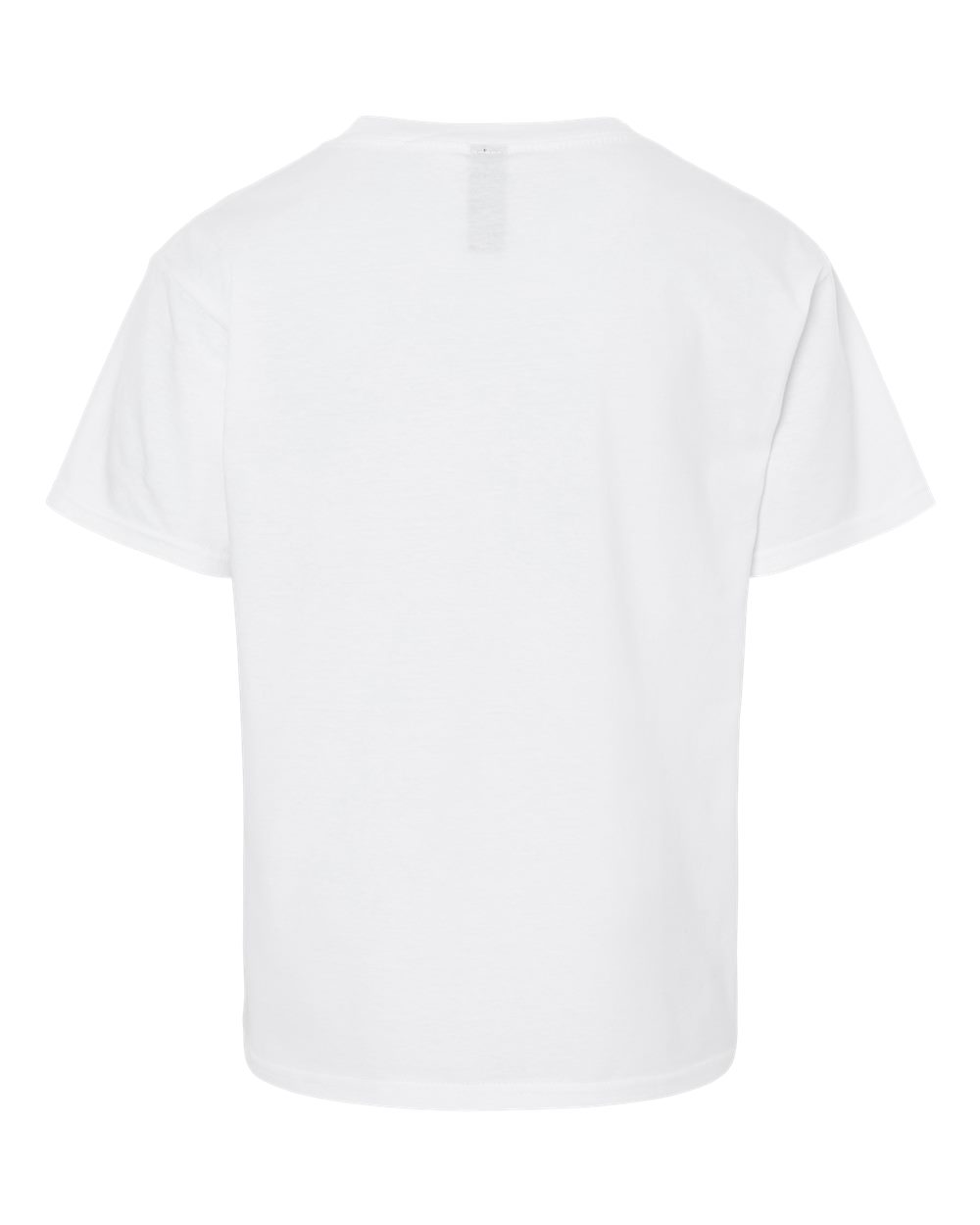 Youth Light Cotton T-Shirt - Back - B04660002 - White