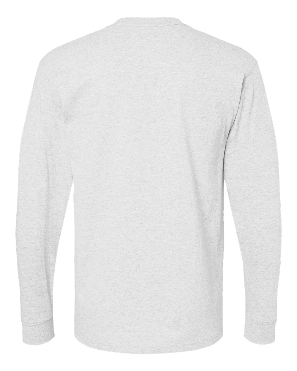 Gold Soft Touch Long Sleeve T-Shirt - Back - B01742023 - Ash