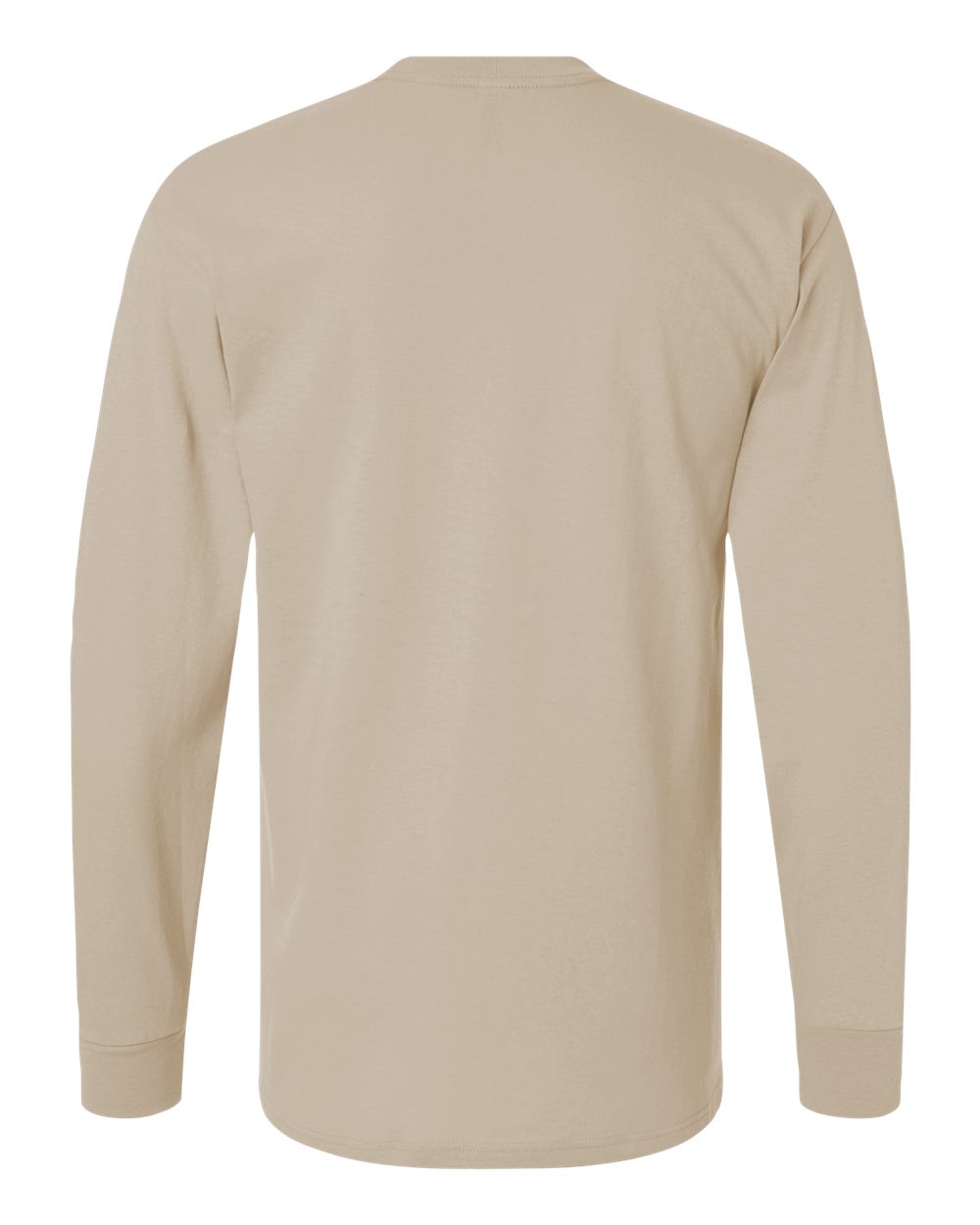 Gold Soft Touch Long Sleeve T-Shirt - Back - B01742123 - Sand