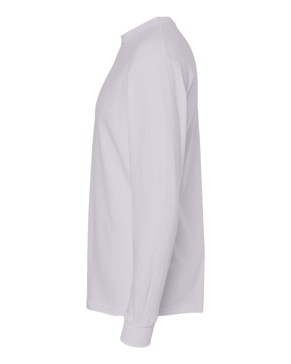 Gold Soft Touch Long Sleeve T-Shirt - DirectSide - B01742353 - Silver