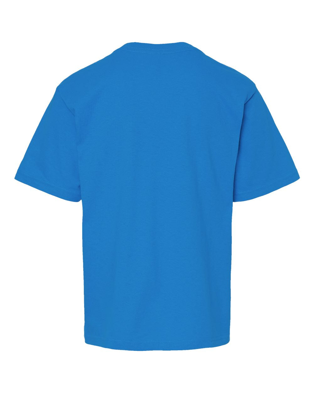 Youth Gold Soft Touch T-Shirt - Back - B01842232 - Ocean Blue
