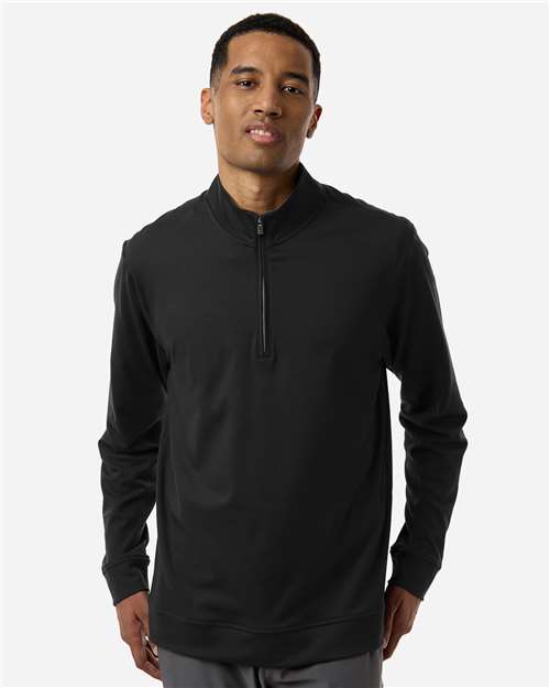 Men's Ultimate365 Classic Quarter-Zip Pullover - OnModelFront - B14953503 - Black