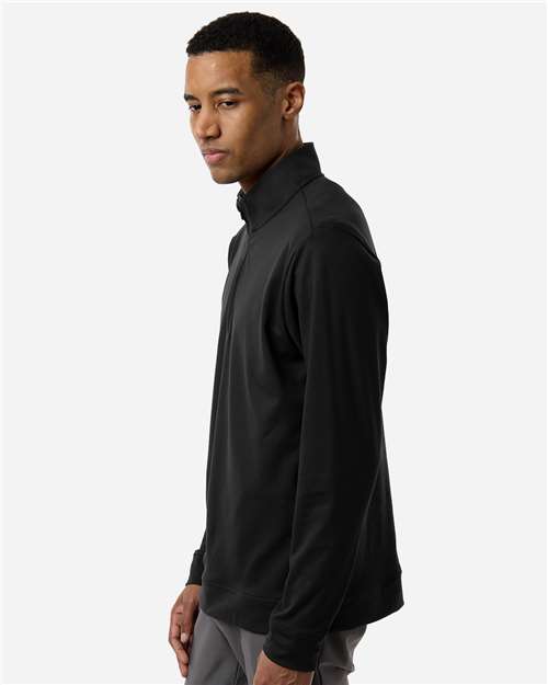 Men's Ultimate365 Classic Quarter-Zip Pullover - OnModelSide - B14953503 - Black
