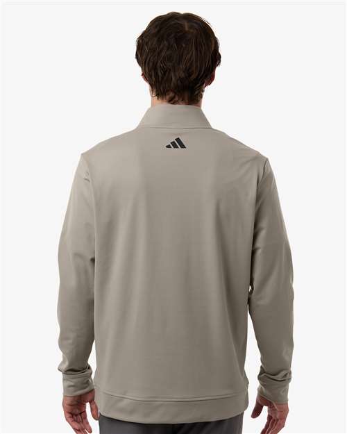 Men's Ultimate365 Classic Quarter-Zip Pullover - OnModelBack - B14953773 - Putty Beige