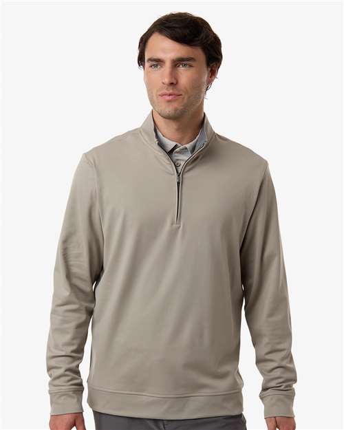 Men's Ultimate365 Classic Quarter-Zip Pullover - OnModelFront - B14953773 - Putty Beige