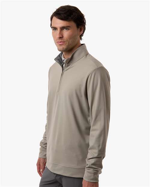 Men's Ultimate365 Classic Quarter-Zip Pullover - OnModelSide - B14953773 - Putty Beige