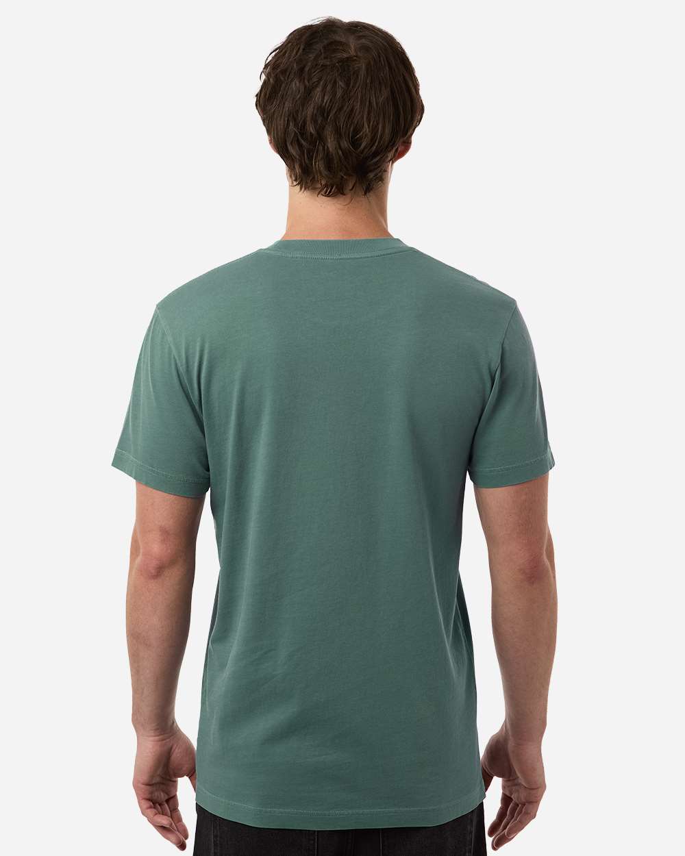 Premium Pigment-Dyed T-Shirt - OnModelBack - B00576232 - Pigment Alpine Green