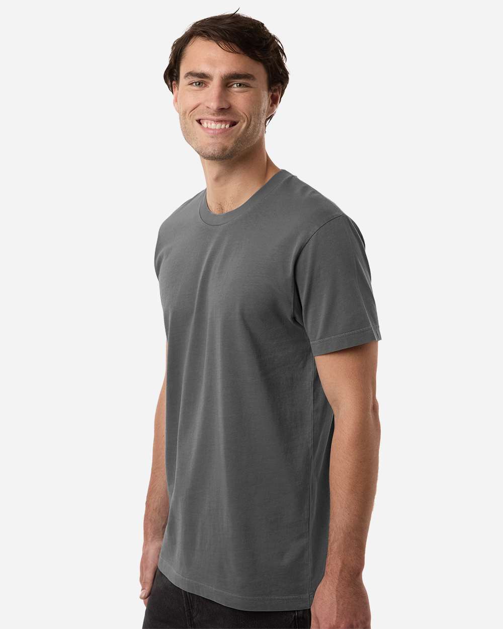 Premium Pigment-Dyed T-Shirt - OnModelSide - B00576102 - Pigment Black