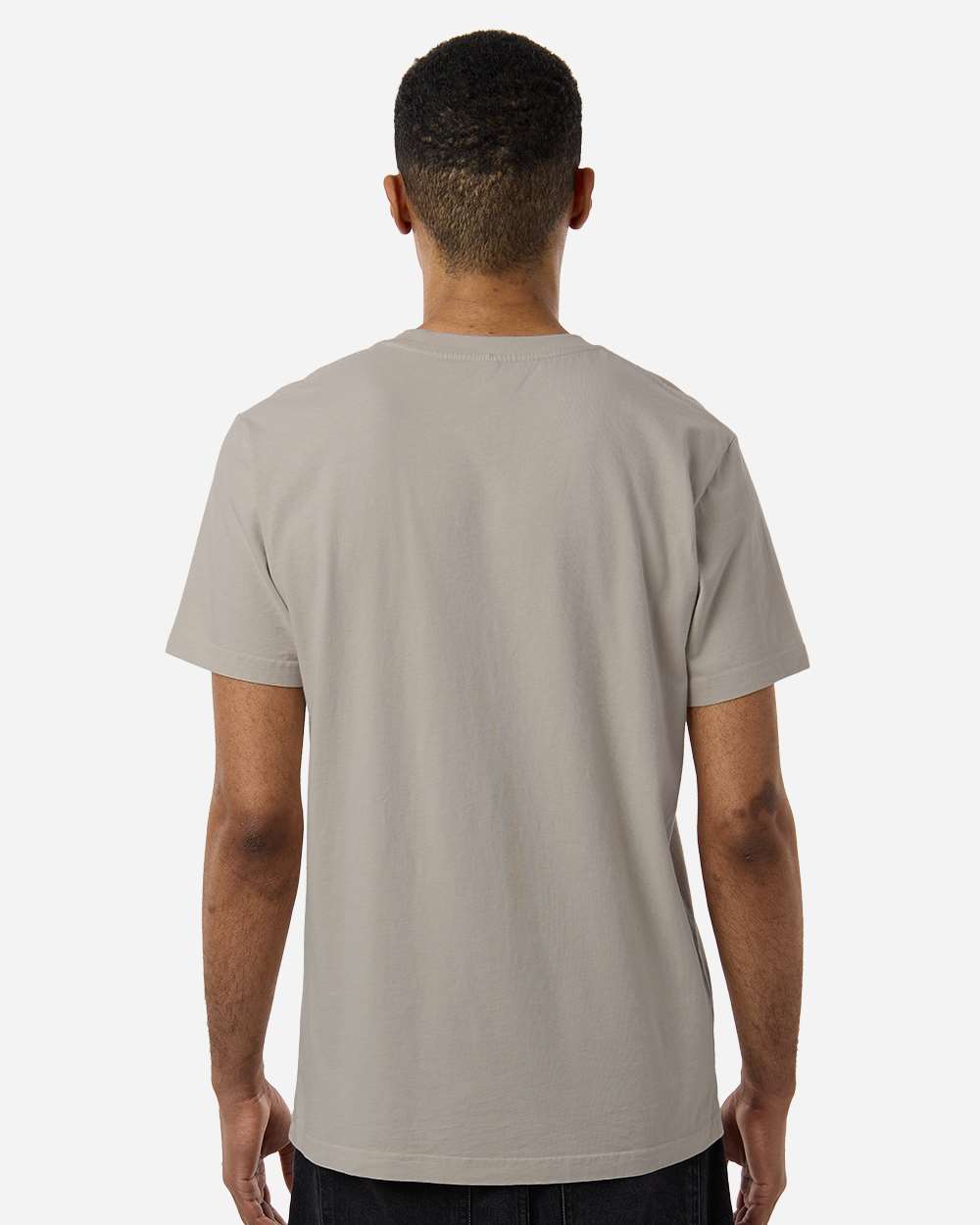 Premium Pigment-Dyed T-Shirt - OnModelBack - B00576092 - Pigment Cement