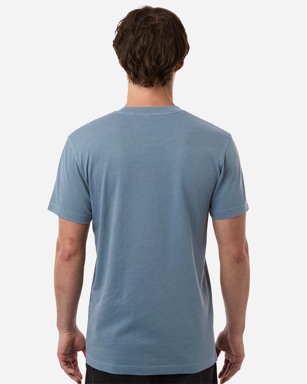 Premium Pigment-Dyed T-Shirt - OnModelBack - B00576652 - Pigment Slate Blue