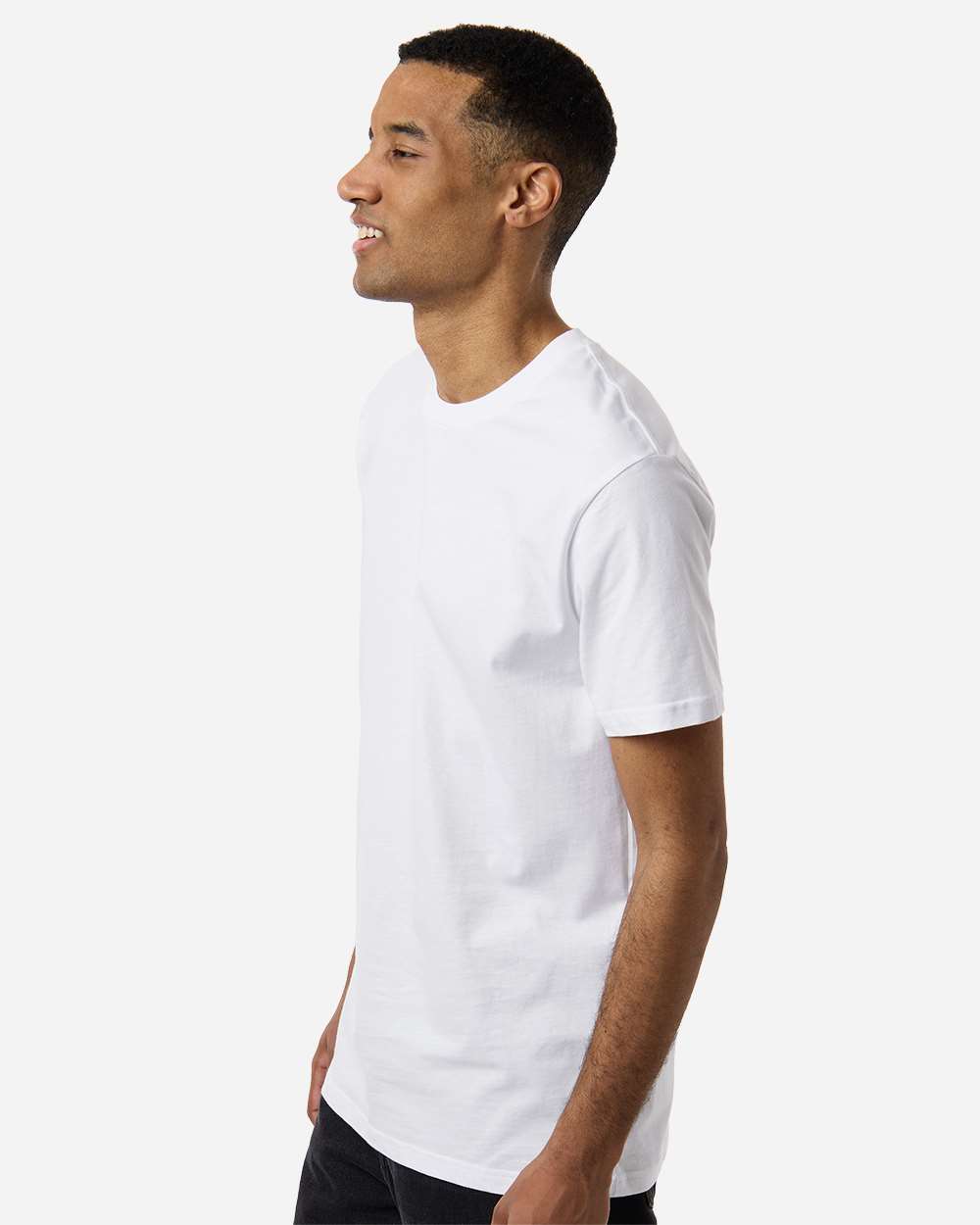 Premium Pigment-Dyed T-Shirt - OnModelSide - B00576002 - White