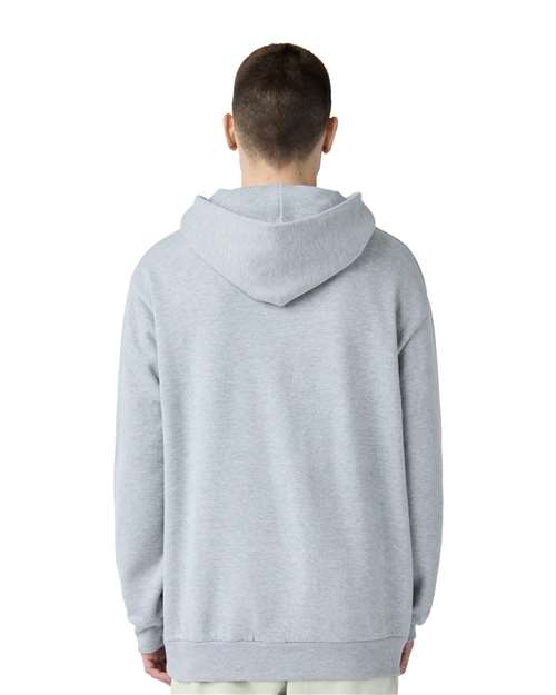 Unisex Urban Pullover Hooded Sweatshirt - OnModelBack - B595C9092 - Heather Grey