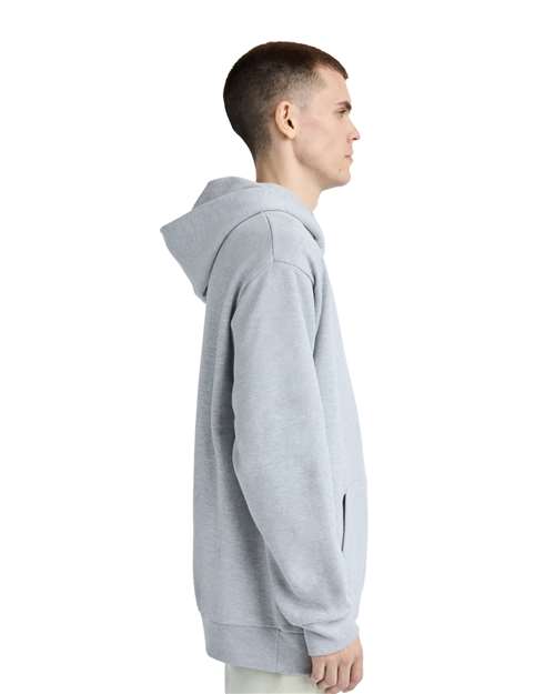Unisex Urban Pullover Hooded Sweatshirt - OnModelSide - B595C9092 - Heather Grey