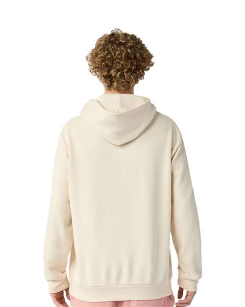 Unisex Urban Pullover Hooded Sweatshirt - OnModelBack - B595C9242 - Sandshell