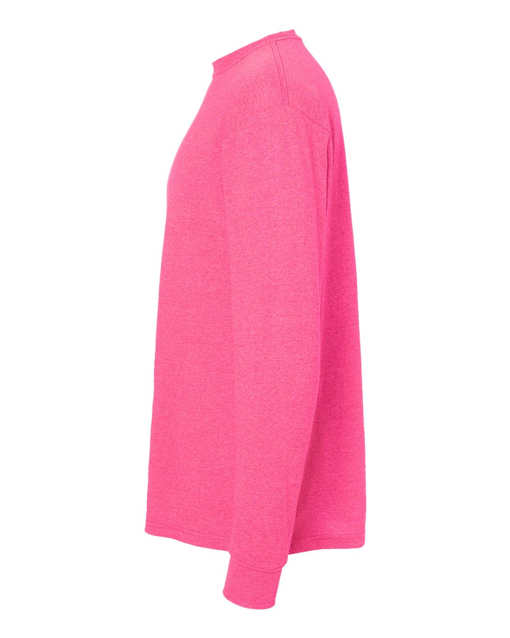 Gold Soft Touch Long Sleeve T-Shirt - DirectSide - B01742303 - Neon Pink
