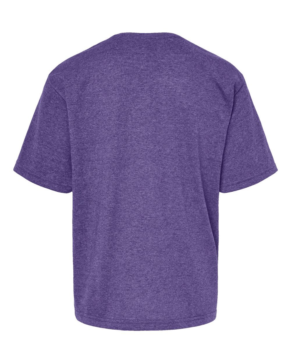 Youth Gold Soft Touch T-Shirt - Back - B01842682 - Heather Purple