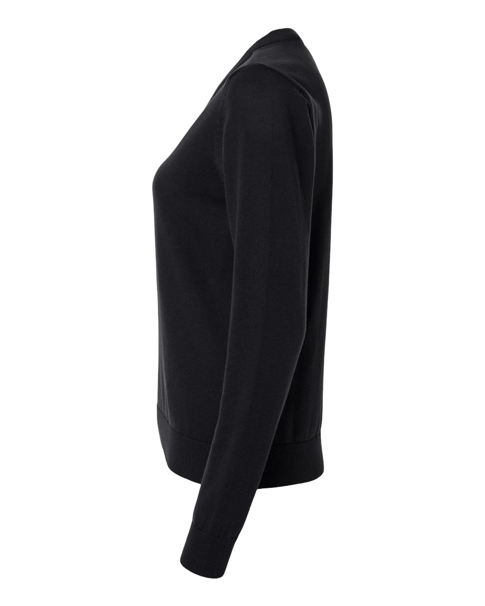 Women's New Classics V-Neck Sweater - DirectSide - B012B2502 - Black