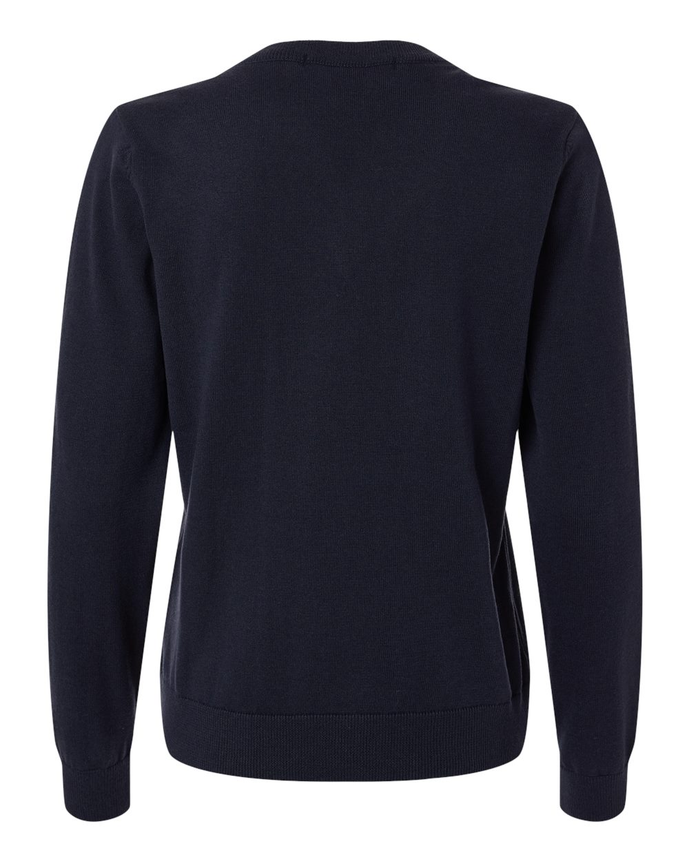 Women's New Classics V-Neck Sweater - Back - B012B2652 - Navy