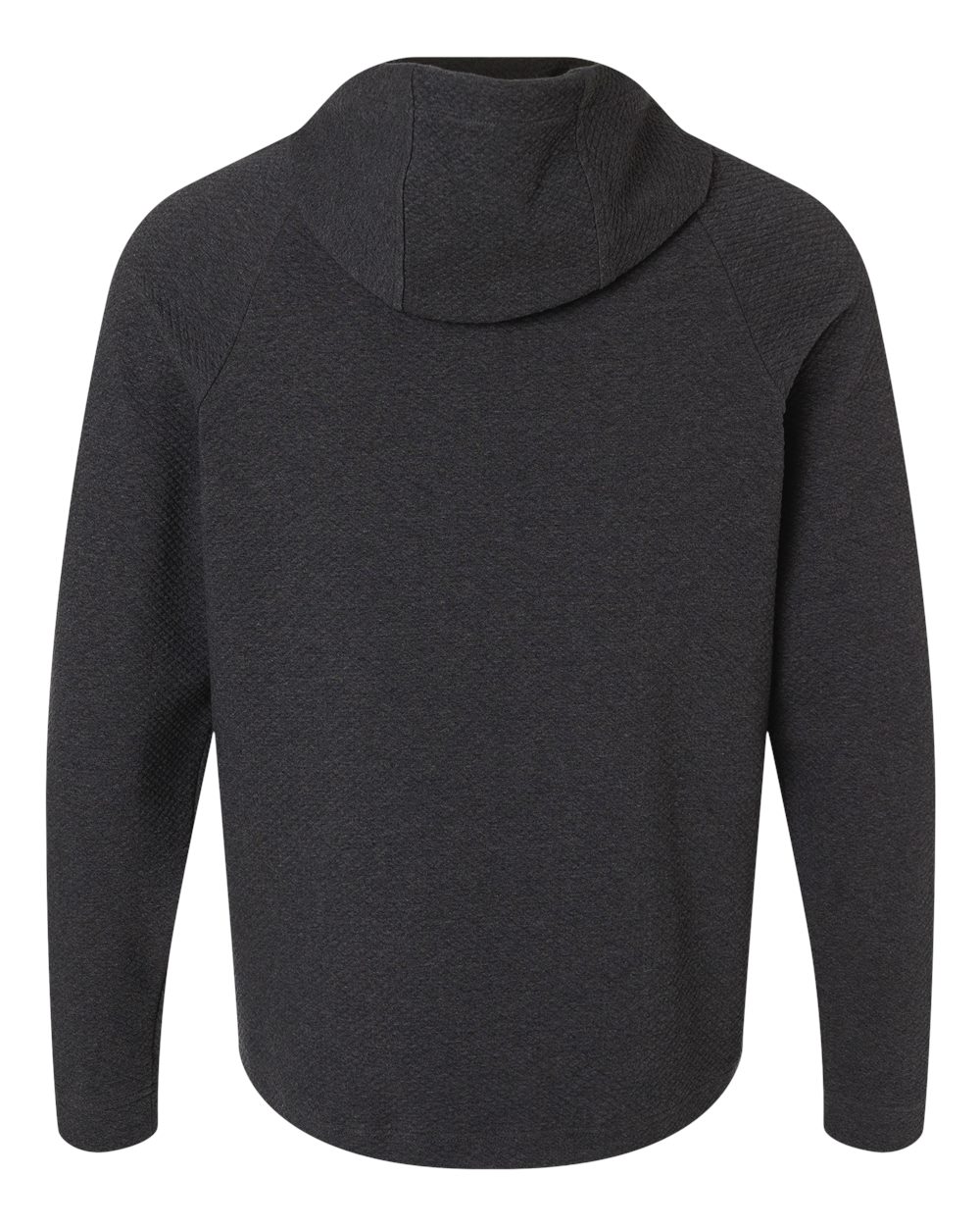 Men's Spirit Textured Hooded Pullover - Back - B005D3503 - Black Heather
