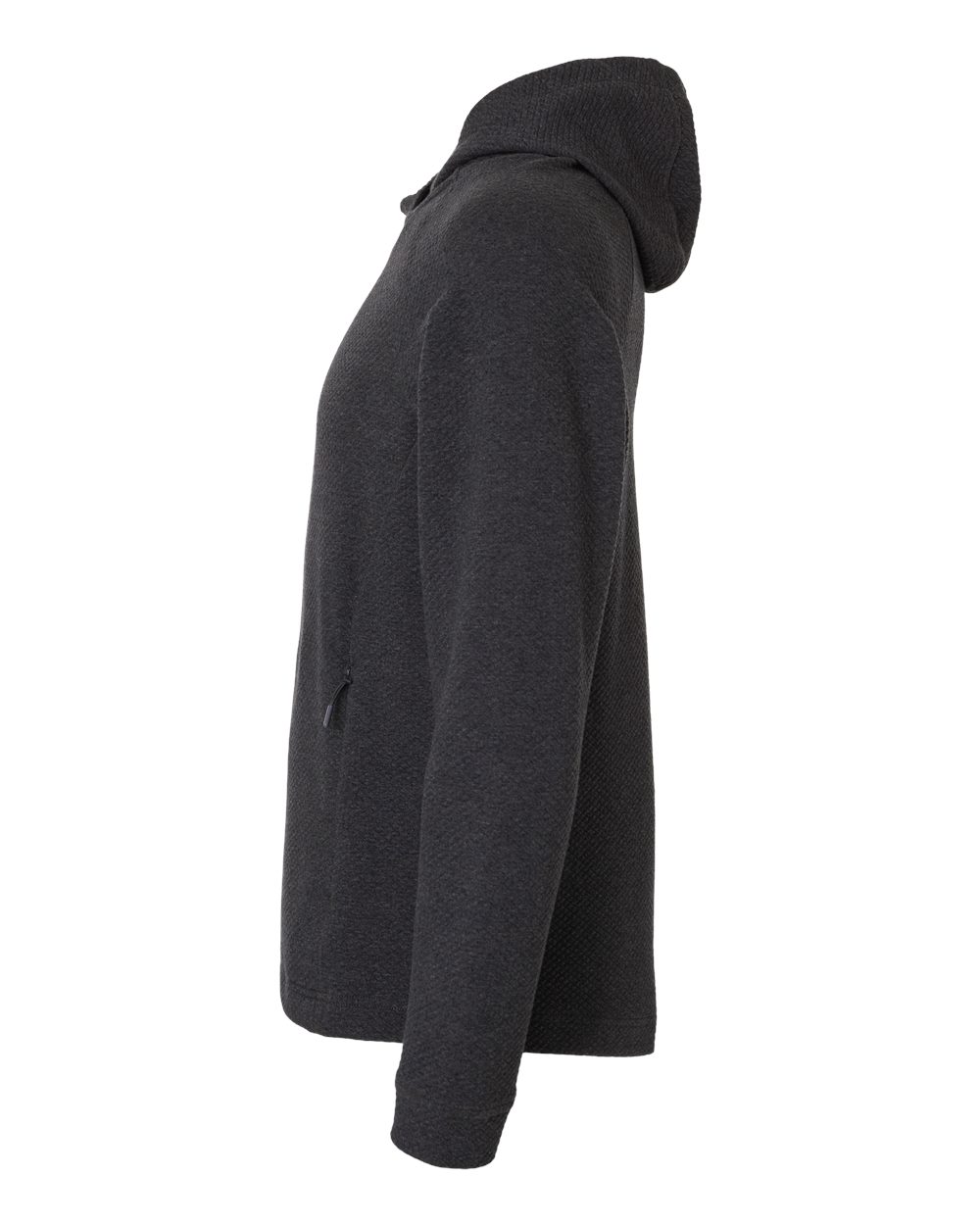 Men's Spirit Textured Hooded Pullover - DirectSide - B005D3503 - Black Heather