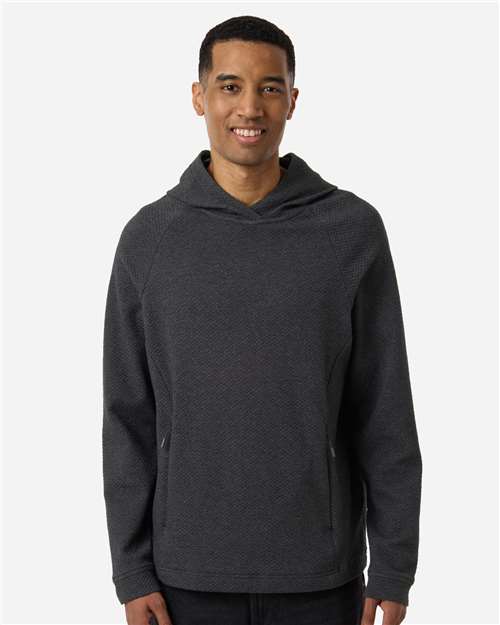Men's Spirit Textured Hooded Pullover - OnModelFront - B005D3503 - Black Heather