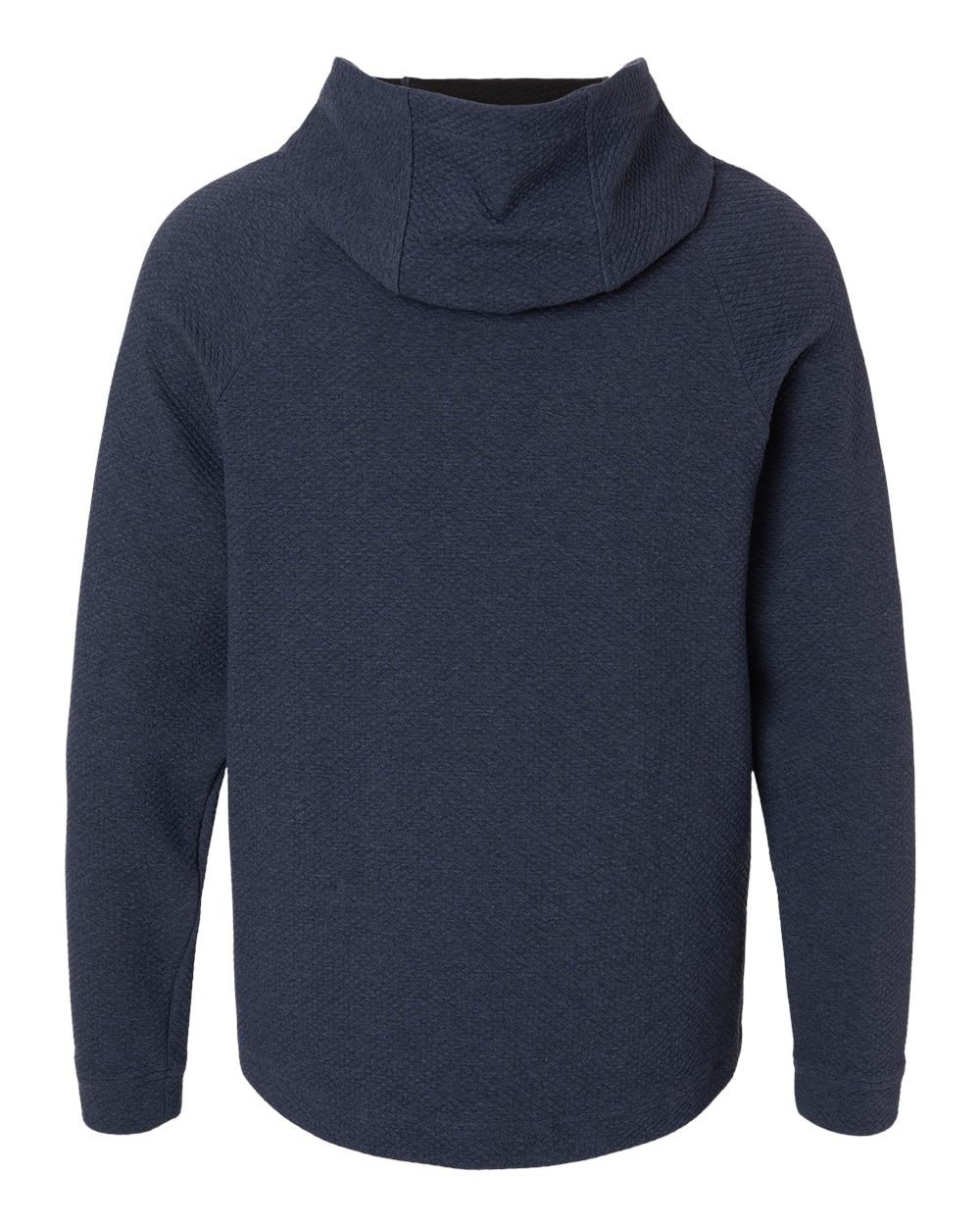 Men's Spirit Textured Hooded Pullover - Back - B005D3653 - Classic Navy Heather