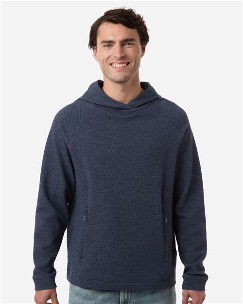 Men's Spirit Textured Hooded Pullover - OnModelFront - B005D3653 - Classic Navy Heather