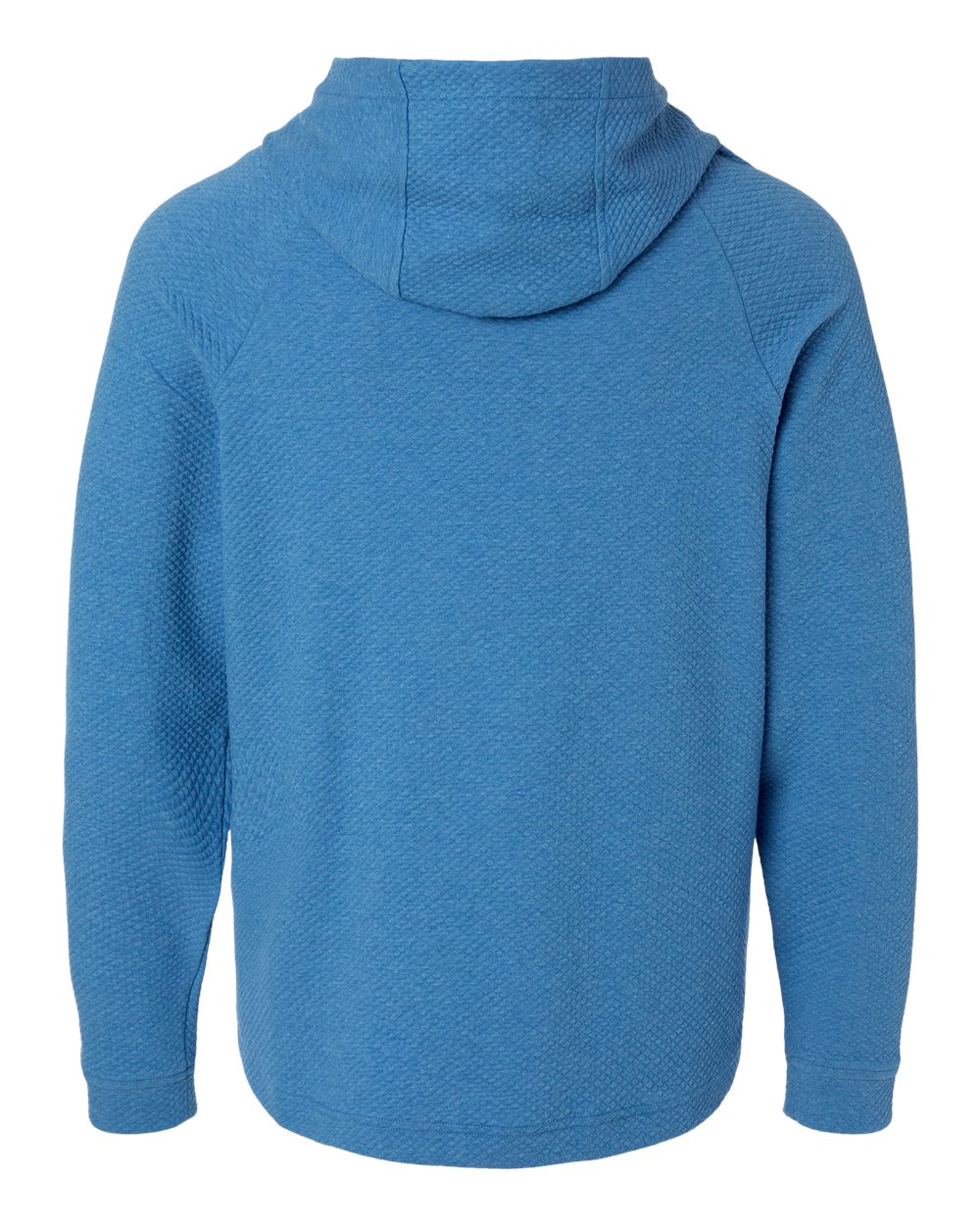 Men's Spirit Textured Hooded Pullover - Back - B005D3103 - Light Nautical Blue Heather