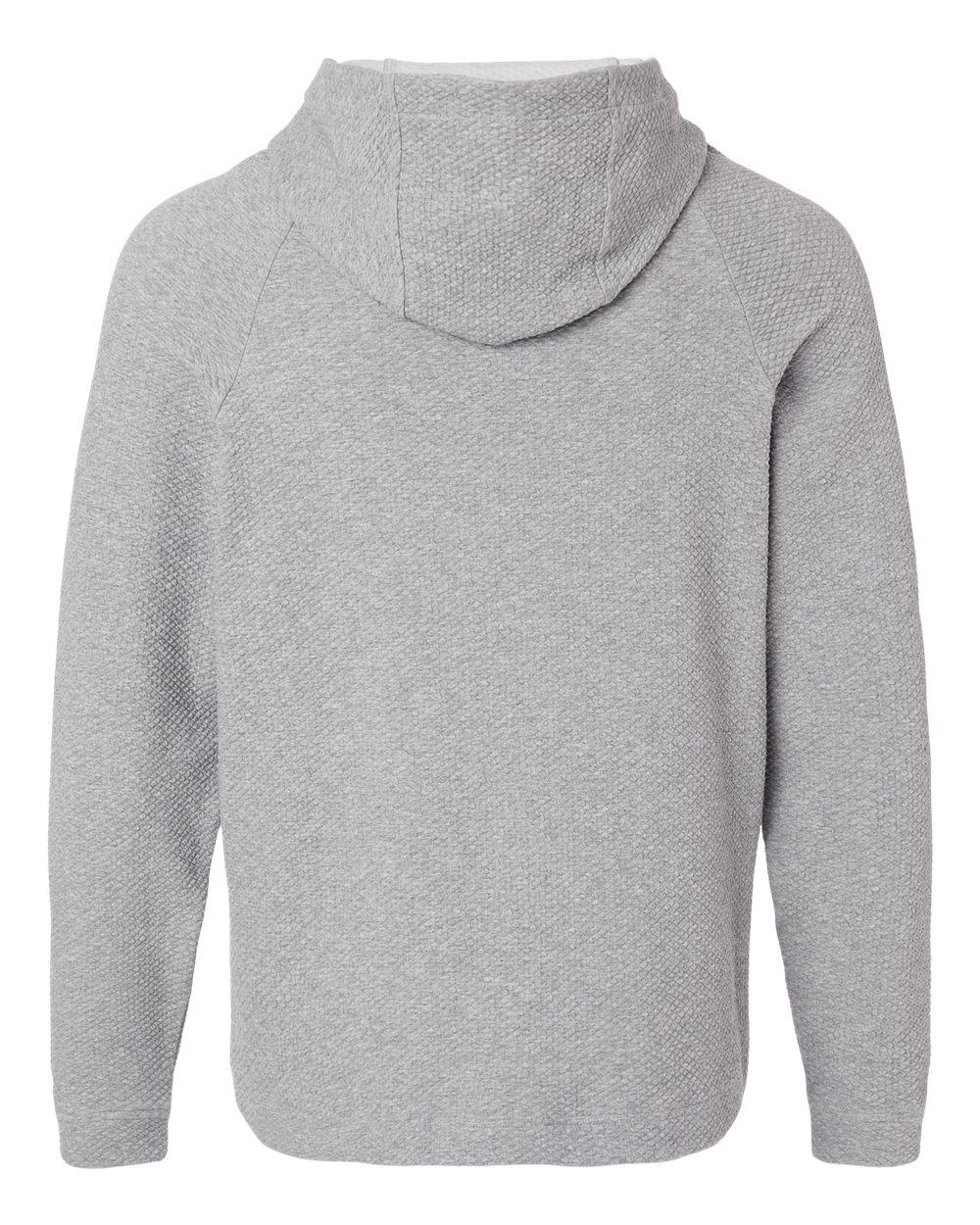 Men's Spirit Textured Hooded Pullover - Back - B005D3023 - Platinum Heather