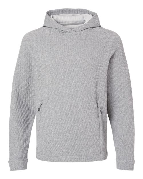 Men's Spirit Textured Hooded Pullover - Front - B005D3023 - Platinum Heather