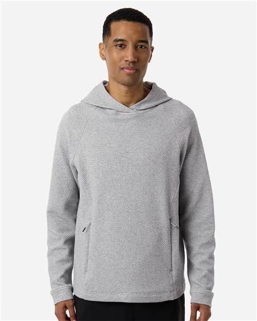 Men's Spirit Textured Hooded Pullover - OnModelFront - B005D3023 - Platinum Heather