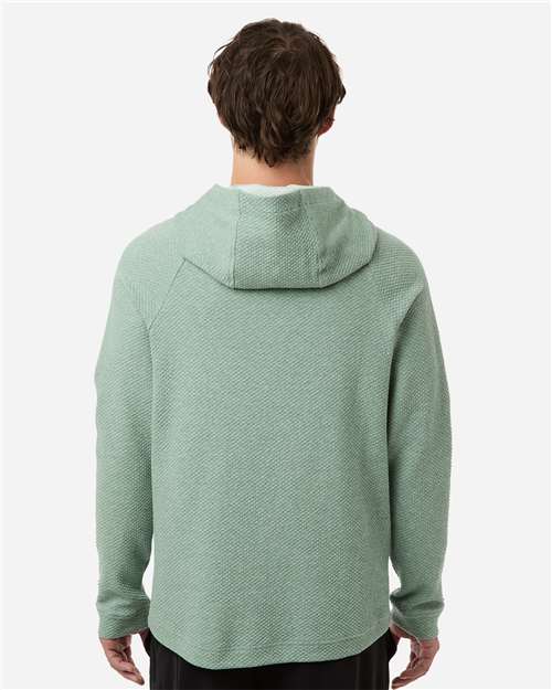 Men's Spirit Textured Hooded Pullover - OnModelBack - B005D3543 - Sage Green Heather