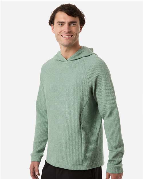 Men's Spirit Textured Hooded Pullover - OnModelSide - B005D3543 - Sage Green Heather